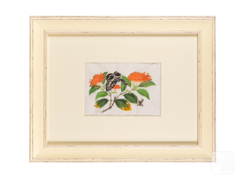 中國畫家 十九世紀 花蝶及果圖一組十二幅 水粉紙本 鏡框 | CHINESE ARTIST (19TH CENTURY) - 图26